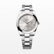 [premium] R 롤렉* 데이저스트 오이스터 41mm 실버 다이얼 오토매틱 메탈 시계