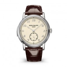 [premium] P 파텍** 그랜드컴플리케이션 40mm 화이트 골드 오토매틱 가죽 스트랩 시계