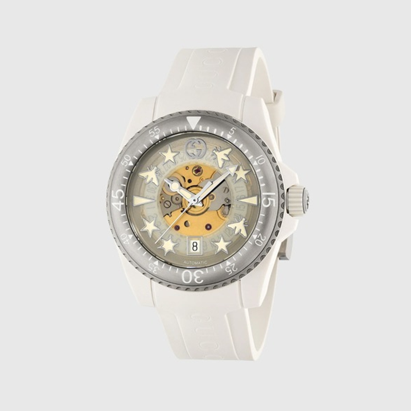 [premium] G 구* 다이브 화이트 러버 40MM 오토매틱 워치