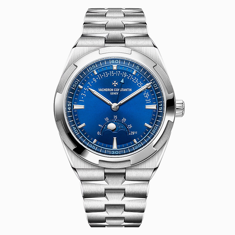 [premium] V 바쉐론 콘스** OVERSEAS 문 페이즈 레트로그레이드 데이트 41MM 오토매틱 워치