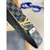 L 루이** LV 이니셜 38MM 리버서블 벨트 골드 (고리 디자인 다름)