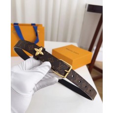 L 루이** LV 플라워그램 25MM 벨트