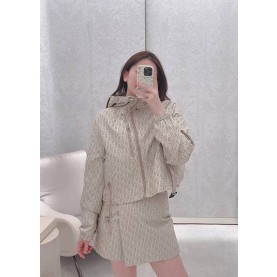 D 디* 크롭 후드 재킷